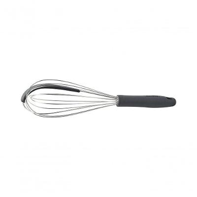 Batedor Manual Tramontina Moldê Cinza Em Inox 31cm