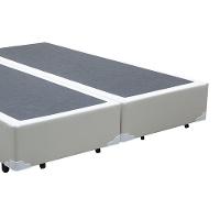 Base Box Queen Bipartido Branco Sintético 158x198 - 6