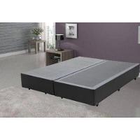 Cama Base Box King Bipartido Marrom Sintético 193x203 - 3