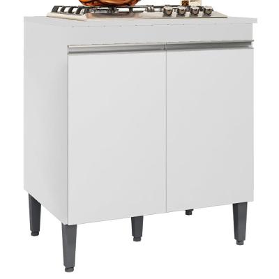 Balcao Com Tampo Para Cooktop 2 Pt 79 Cm Andreia Branco Reajl Moveis Branco