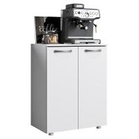 Balcao Com Tampo 2 Portas 61 Cm Mdp Denver Branco Armoveis Branco - 1