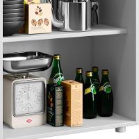 Balcao Com Tampo 2 Portas 61 Cm Mdp Denver Branco Armoveis Branco - 7