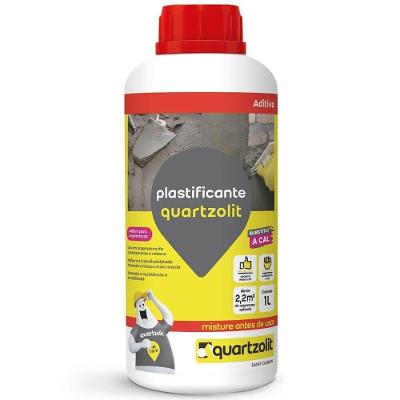 Aditivo Plastificante 1 Litro - 30082.14.30.008 - Quartzolit Aditivo Plastificante 1lt Quartzolit