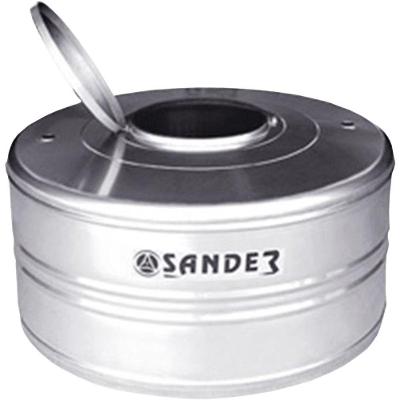 Caixa D´água De Inox 1000 Litros Com Tampa Compacta Modelo Ac - Sander Caixa Dagua 1000l Aco Inox Compacta Mod Ac Sander