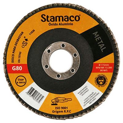 Flap 115x22 Metalurgico Grão 80 - 7074 - Stamaco Flap 115x22 Metalurgico Grao 80 Stamaco 707.4