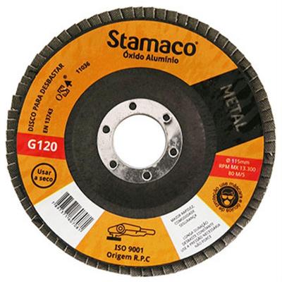 Flap 115x22 Metalurgico Grão 120 - 7081 - Stamaco Flap 115x22 Metalurgico Grao 120 Stamaco 708.1