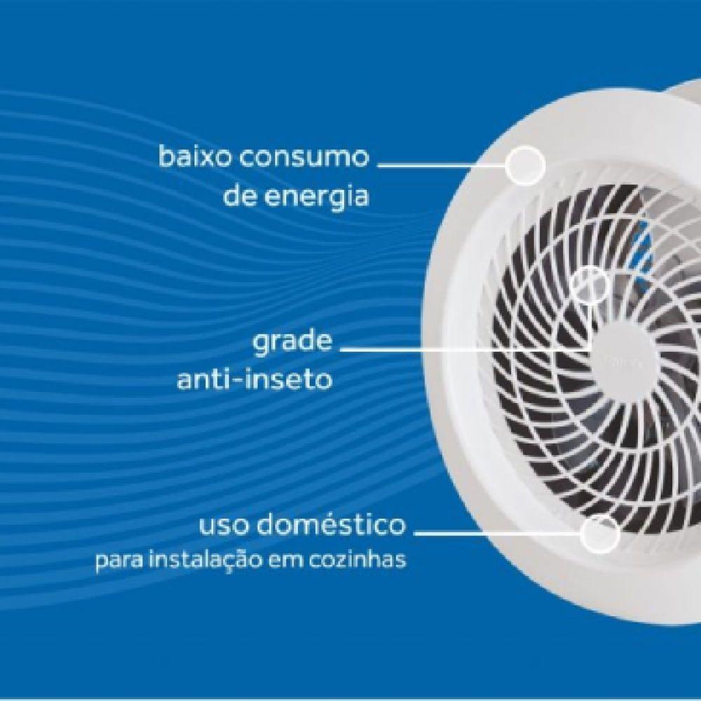 Exaustor Axial De 25cm 220 Volts Premium - 436 - Ventisol Ventilador Axial Exaustor 25cm 220v Premium - 436 - Ventisol - 4