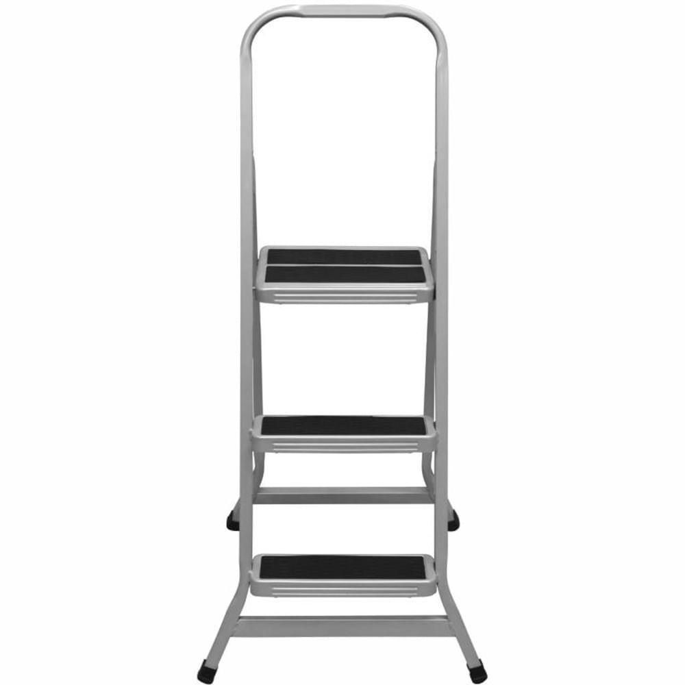 Escada Leve E Forte Prata 3 Degraus - 013003 - Açomix - 2