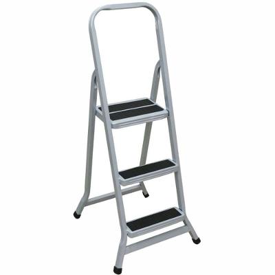 Escada Leve E Forte Prata 3 Degraus - 013003 - Açomix