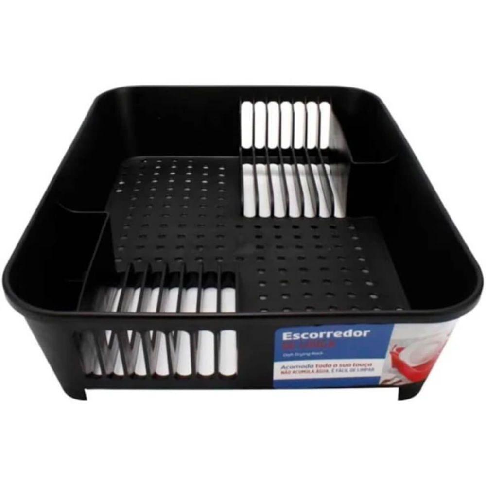 Escorredor De Louças Basic Preto - 10848-0008 - Coza - 2