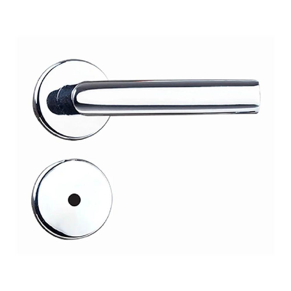 Conjunto De Fechadura 1400 Para Banheiro Capri Roseta Ixp 1420-22ri - 93442 - Silvana - 1