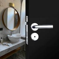 Conjunto De Fechadura 1400 Para Banheiro Capri Roseta Ixp 1420-22ri - 93442 - Silvana - 3