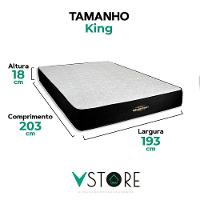 Colchão Orthopedic D33 King V-store 193x203x30 - 3