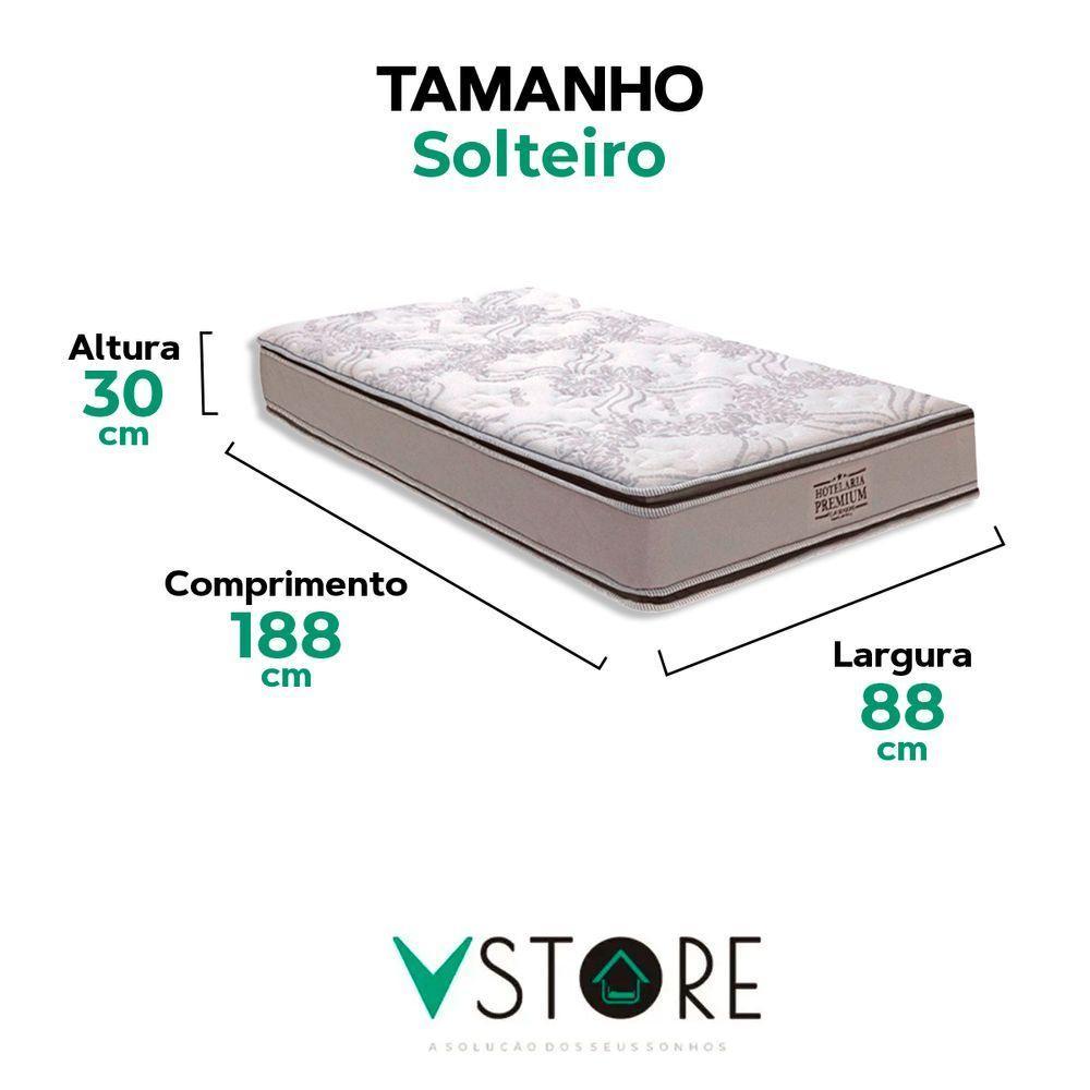 Colchão Four Season Molas Ensacadas Solteiro V-store 88x188 - 3
