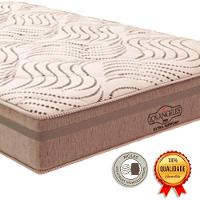 Cama Box Viúvo E Colchão Los Angeles Molas V-store Cinza - 3