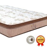 Cama Box Solteirão Marrom E Colchão Victory Molas Vstore - 3