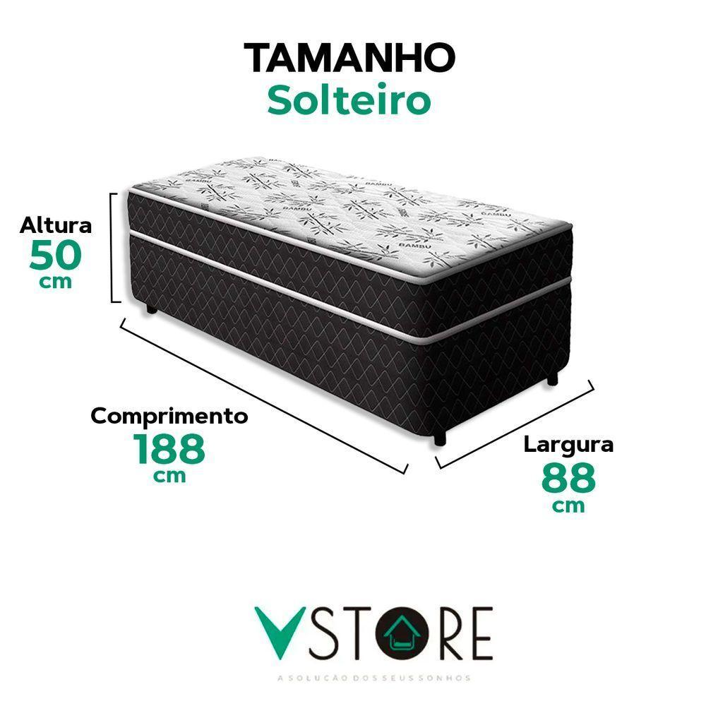 Cama Conjugada Solteiro Benfica D33 V-store 88x188x50 - 3