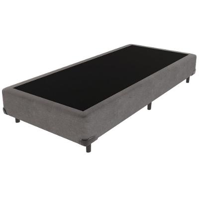 Cama Box Solteiro Cinza V-store 78x188x44
