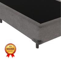 Cama Box Solteiro Cinza V-store 78x188x44 - 4