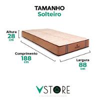 Colchão Madrid Molas Ensacadas V-store Tamanho Colchão Madrid 88x188x28 - 3