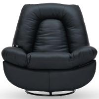 Poltrona Reclinável Elétrica Com Massagem E Aquecimento Salvana L07 Couríssimo Preto - Lyam Decor - 3