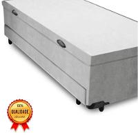 Bicama Box Baú Com Cama Auxiliar Solteiro 78x188x44 Cinza - 4