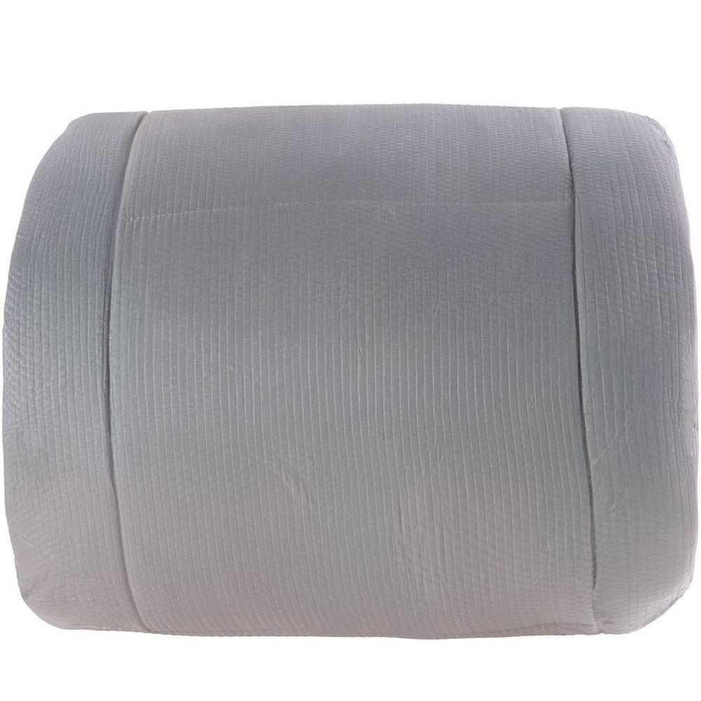 Edredom Prime Casal 3d Embossed 180x220cm Platina - 5