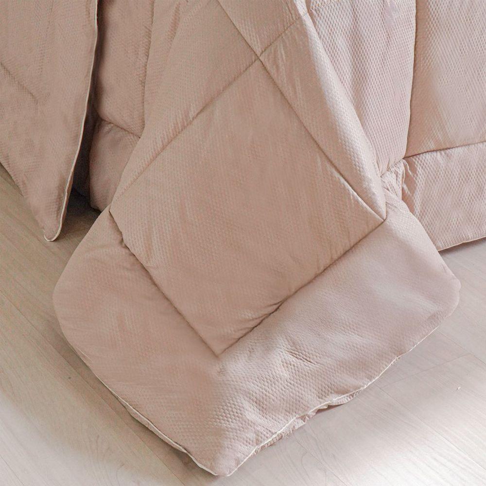 Edredom Prime Casal 3d Embossed 180x220cm Linho - 3