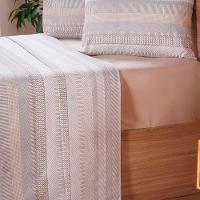 Jogo De Cama Casal Cotton Touch 4 Peças 138x188x30cm Bossa