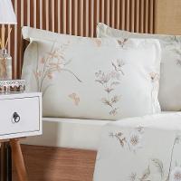 Jogo De Cama King 4 Pçs 200 Fios 100% Algodão 193x203x40cm Organique - 2