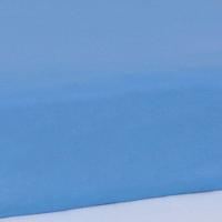 Jogo De Cama Casal Serena 3 Pçs Malha 100% Algodão 138x188x23cm Azul