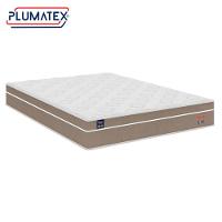 Cama Box Baú Casal Suede + Colchão Lis Molas Ensacadas Plumatex 138x188x64cm cinza - 5