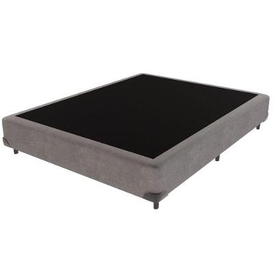 Cama Box Casal Bravus 138x188x44 Cinza
