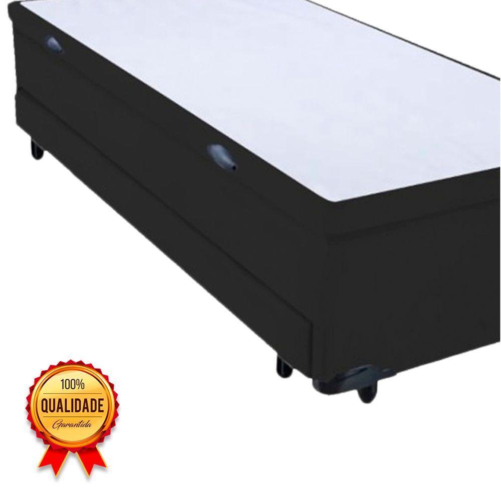 Bicama Box Baú Com Cama Auxiliar Solteiro 78x188x44 Preto - 4