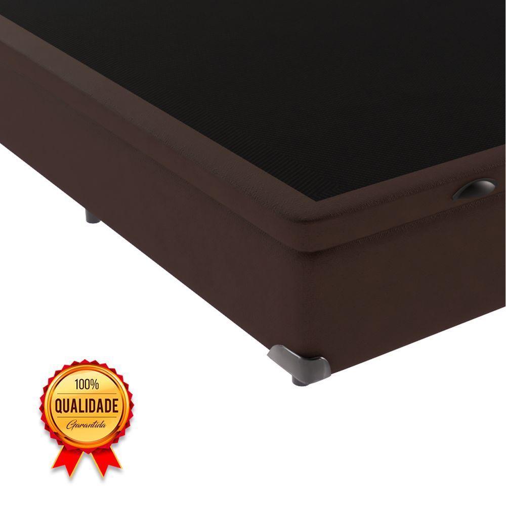 Cama Box Baú Solteiro Bravus 78x188x44 Marrom - 2