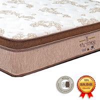 Cama Box Baú Branco E Colchão Victory Molas Vstore 78x188x30 - 2