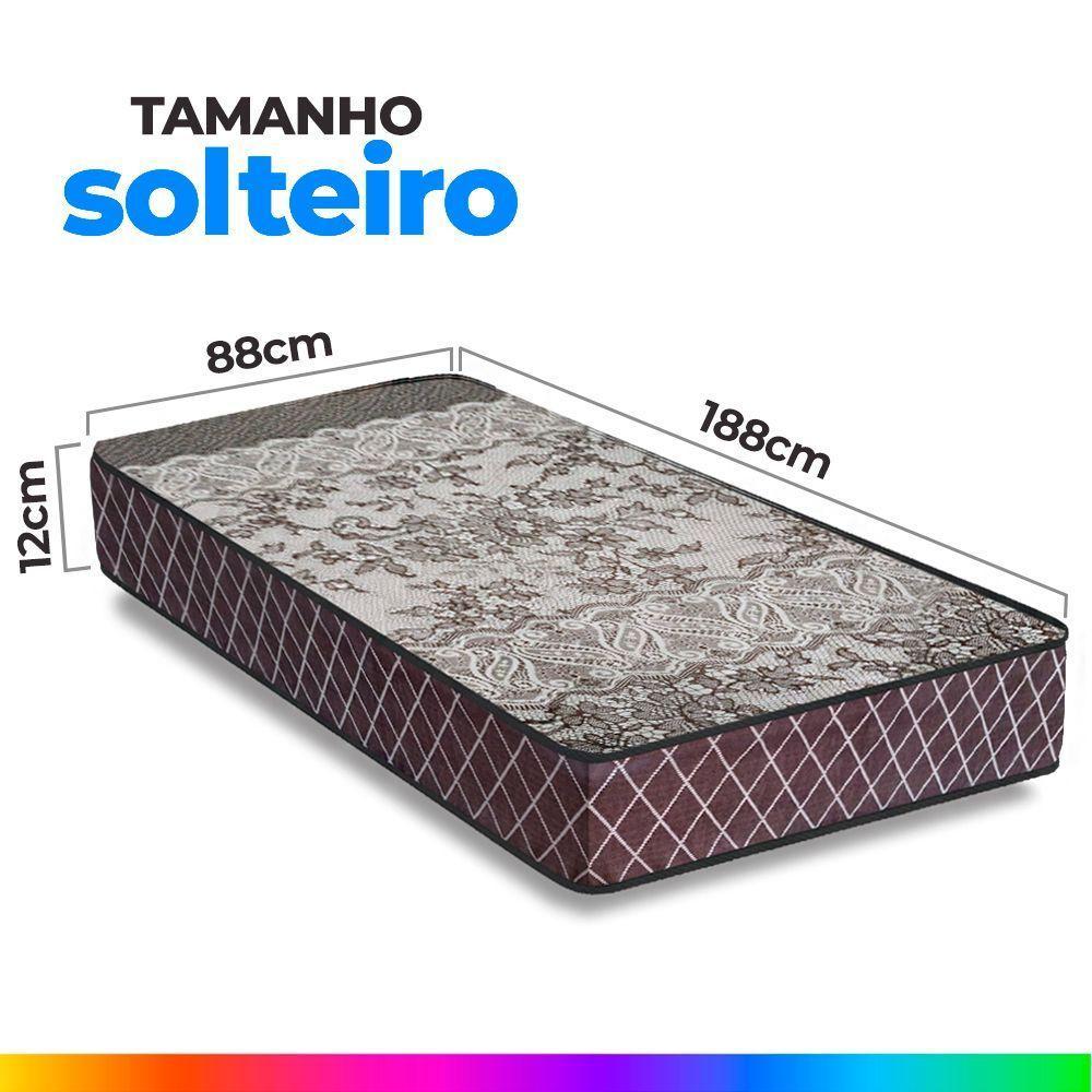 Colchão Solteiro Espuma D23 100% Espuma Certificada Ortopédica 88x188cm - 2