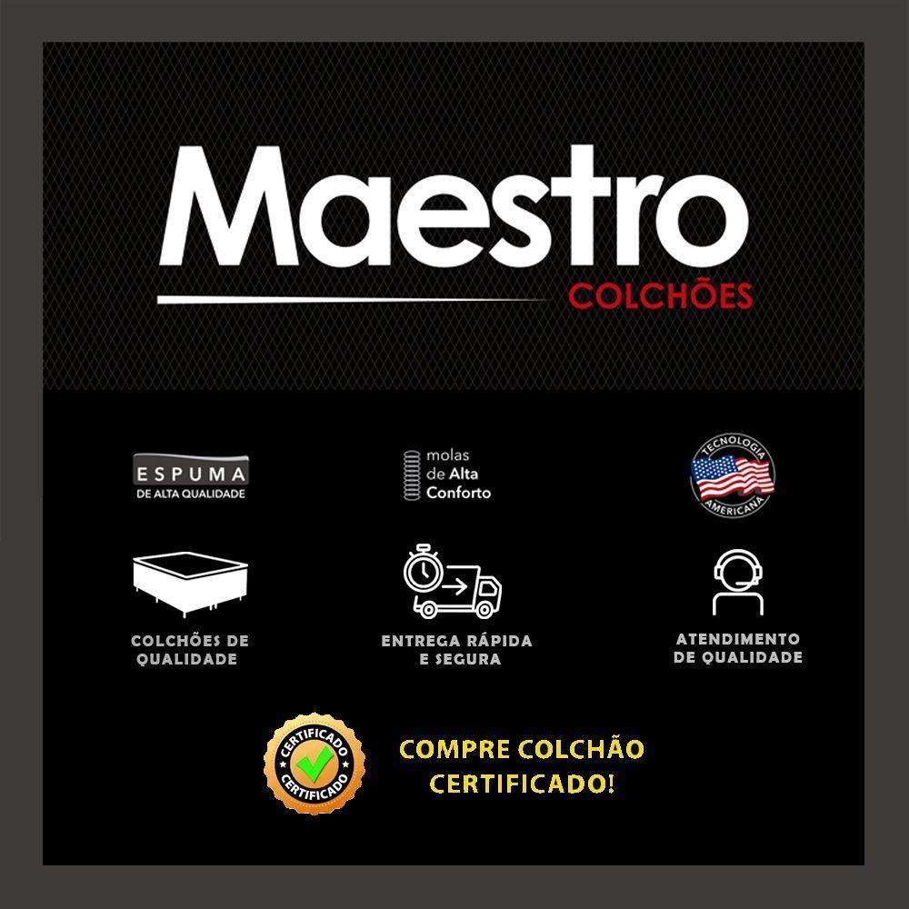 Cama Box Queen + Colchão Molas Ensacadas Don Cielo Viscogel Europillow 158x198x72cm - 5