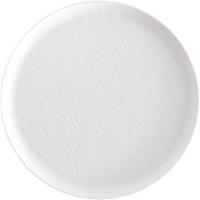 Prato Raso Melamina Texture 20cm Branco - 1