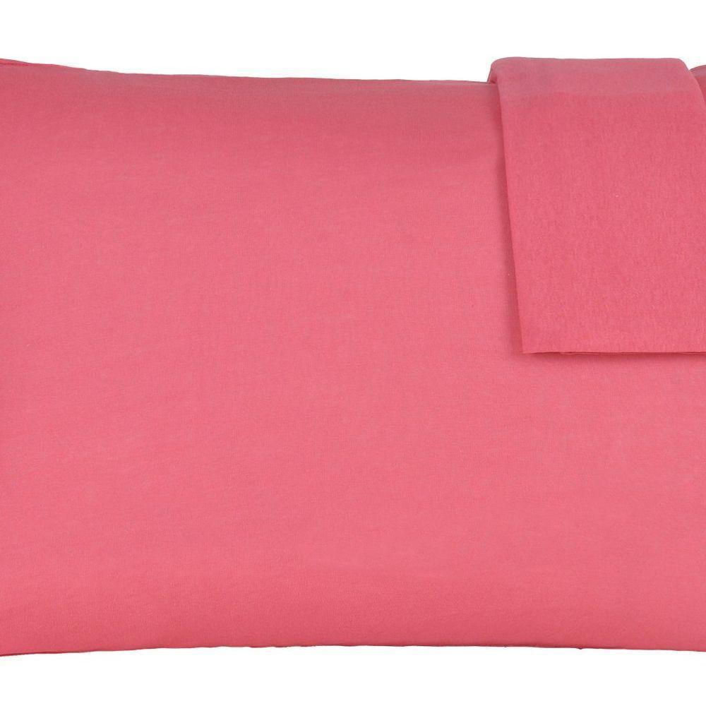 Jogo De Fronhas Serena Malha 100% Algodão 50x70cm Goiaba - 3