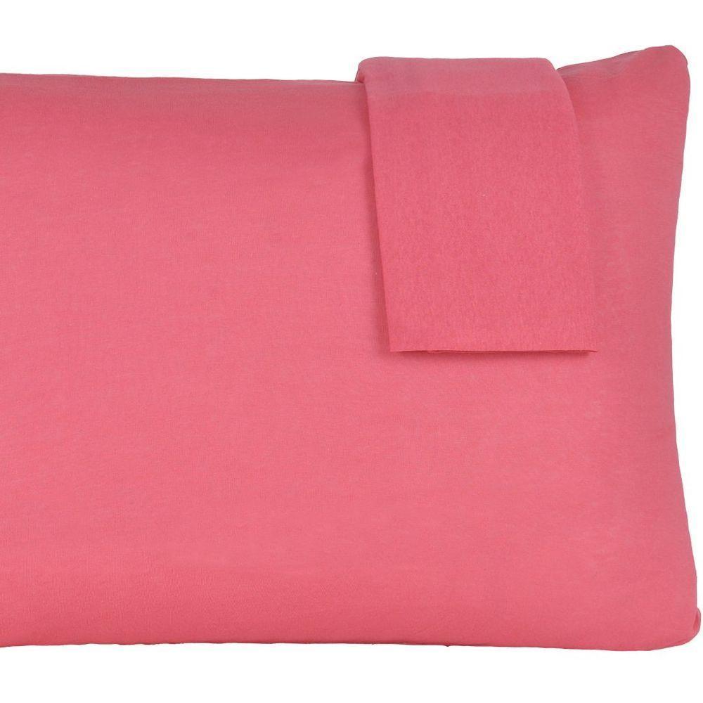 Jogo De Fronhas Serena Malha 100% Algodão 50x70cm Goiaba - 4