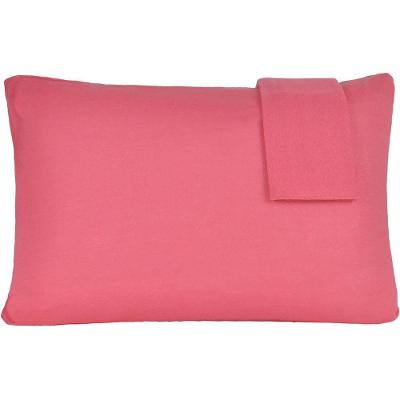 Jogo De Fronhas Serena Malha 100% Algodão 50x70cm Goiaba