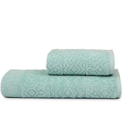 Jogo Toalha De Banho E Rosto Atlântica Loft 100% Algodão 420 G-m² Verde