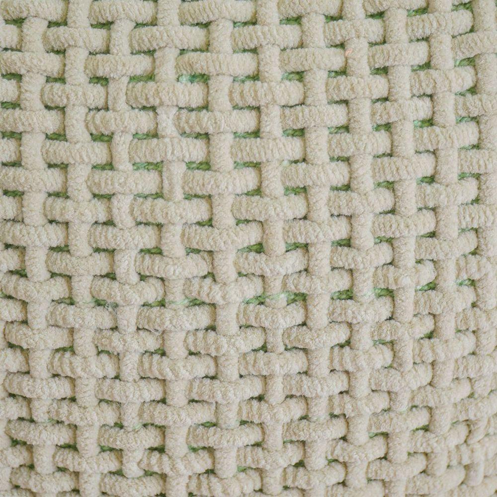 Capa De Almofada Trama New Decorativa 45x45cm 90% Algodão Verde Alfafa - 3