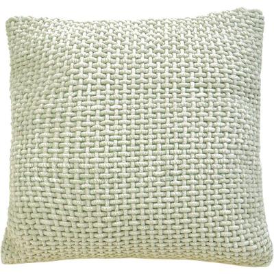 Capa De Almofada Trama New Decorativa 45x45cm 90% Algodão Verde Alfafa