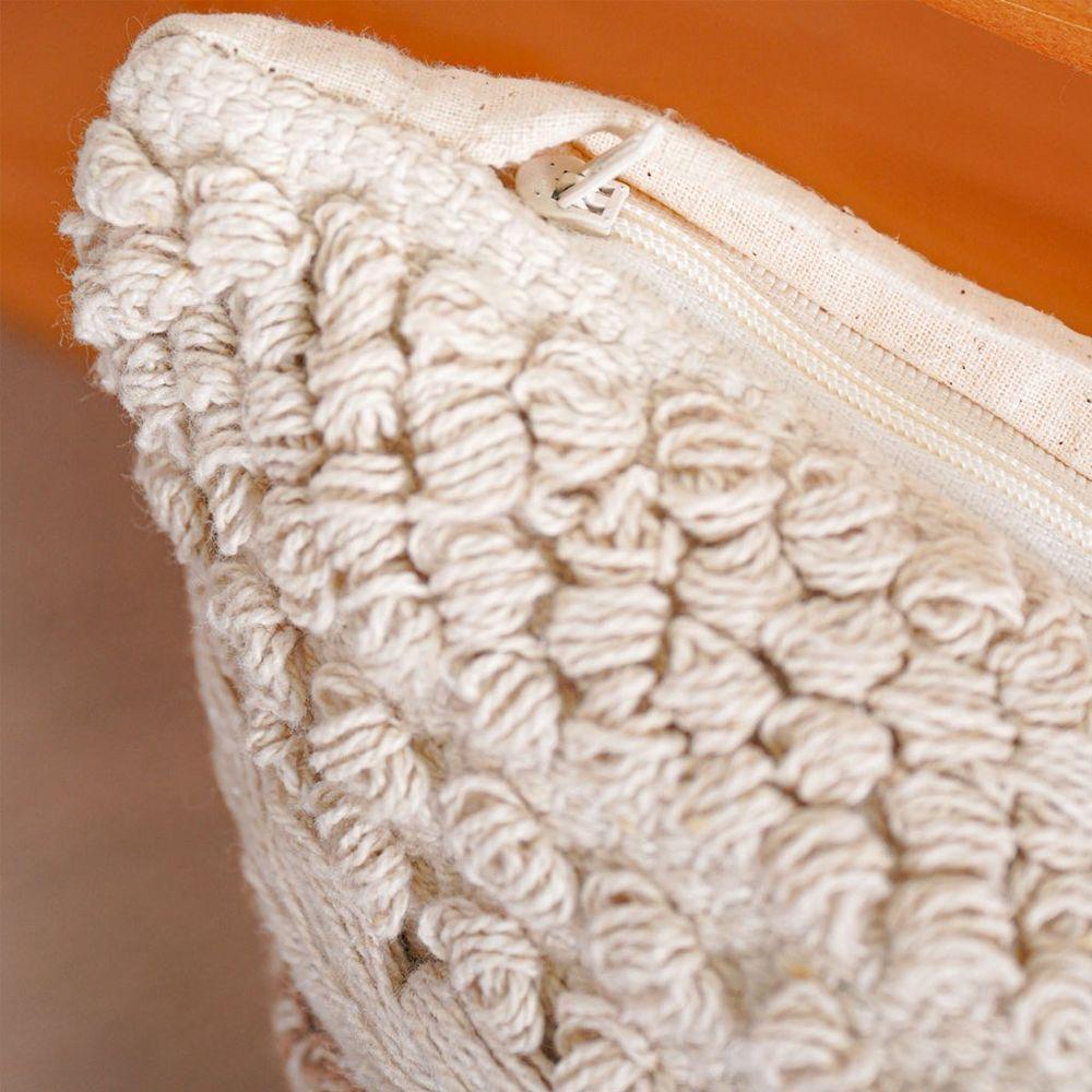 Capa De Almofada Native New Decorativa Macramê 45x45cm Sofala - 5