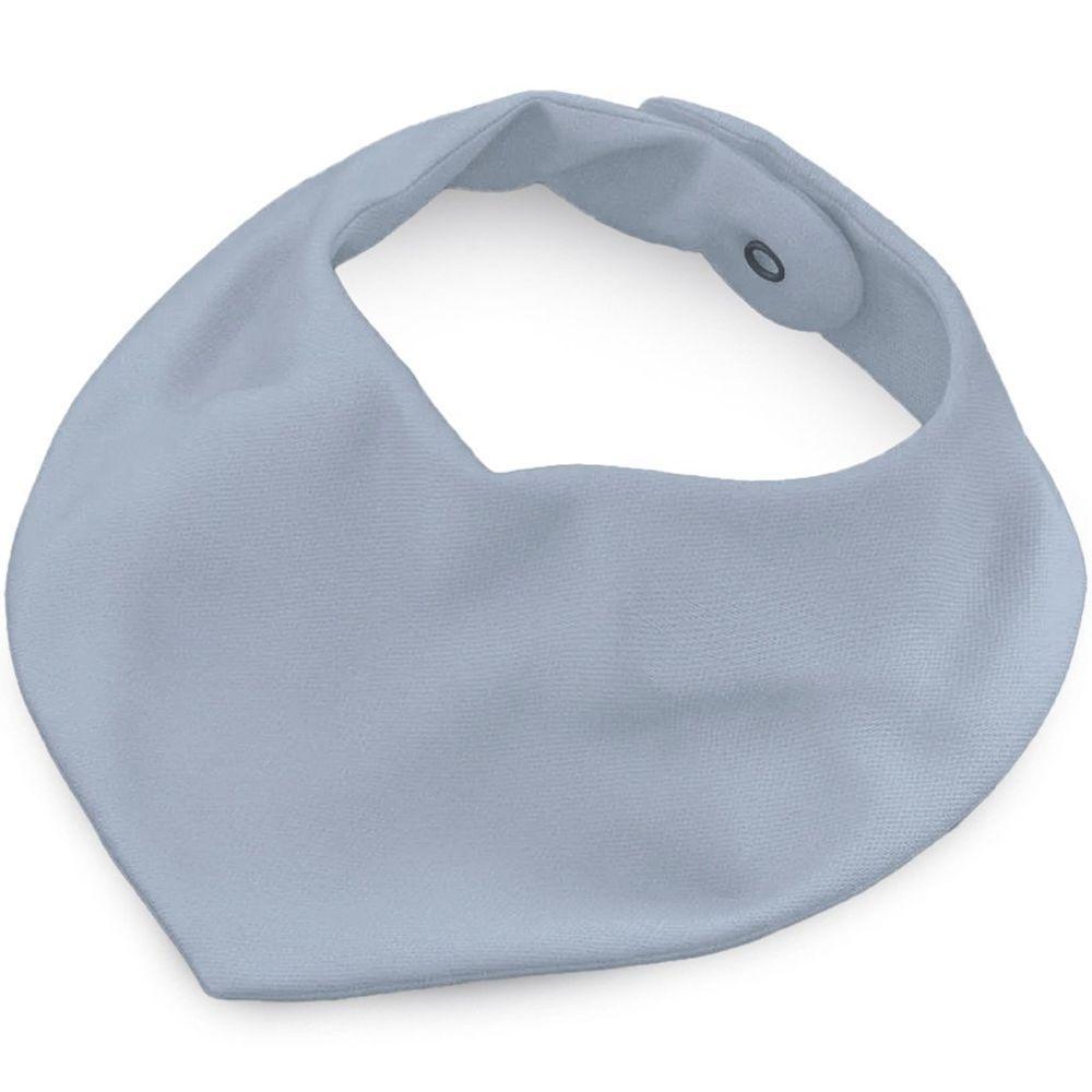 Babador Para Bebê Malha 2 Pçs Baby 100% Algodão Lua Azul - 2