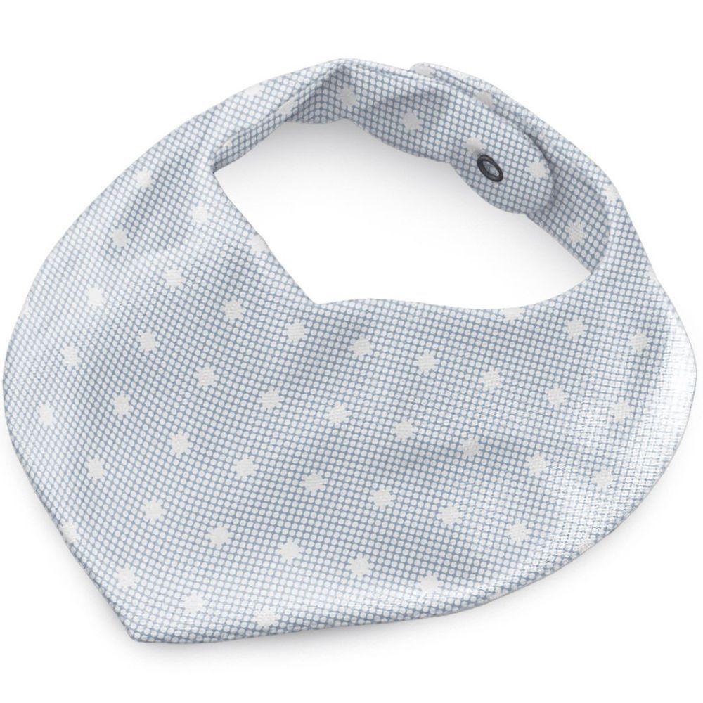 Babador Para Bebê Malha 2 Pçs Baby 100% Algodão Lua Azul - 3