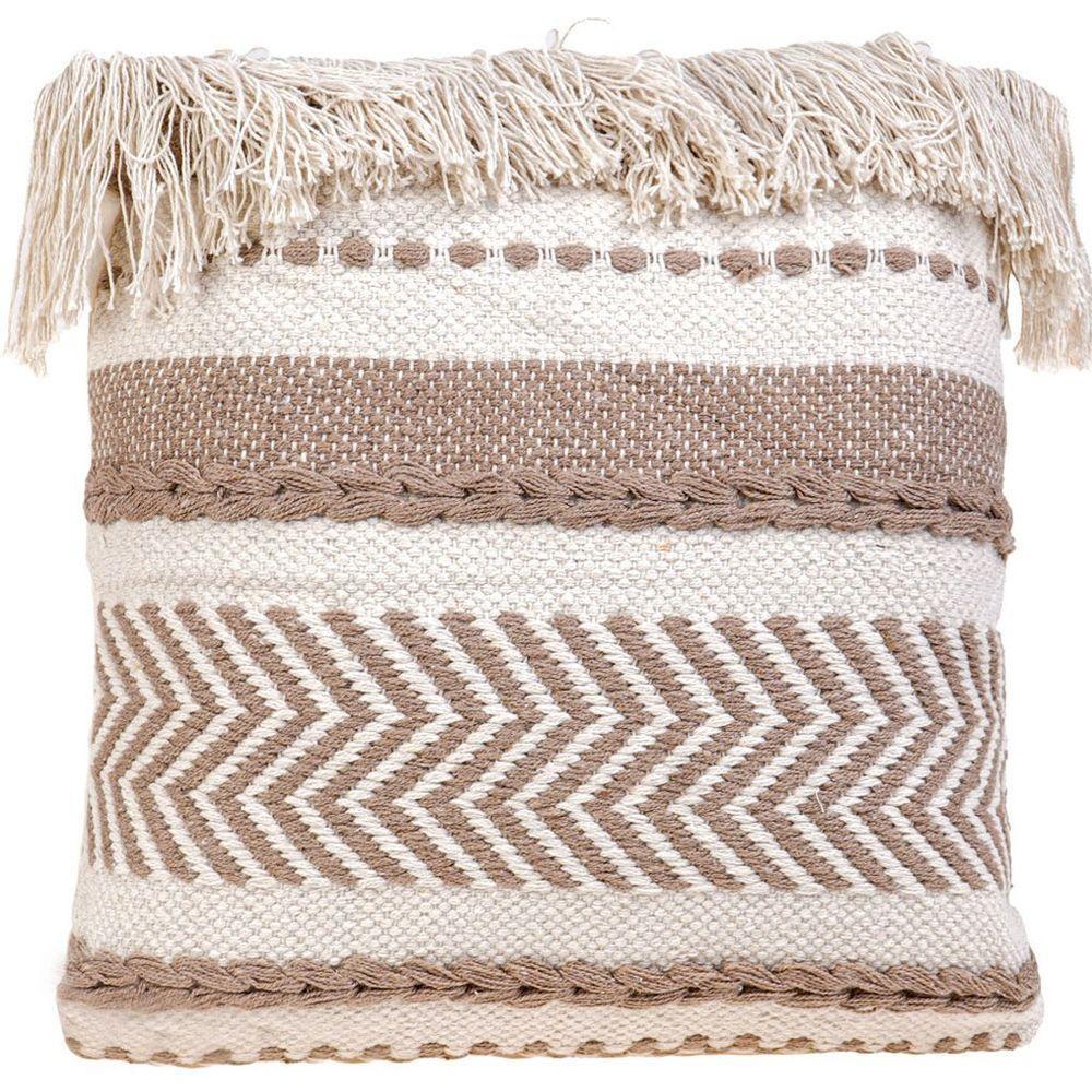 Capa De Almofada Native New Decorativa Macramê 45x45cm Dakar - 1