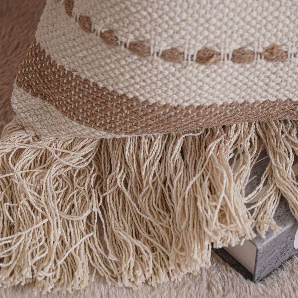 Capa De Almofada Native New Decorativa Macramê 45x45cm Dakar - 6